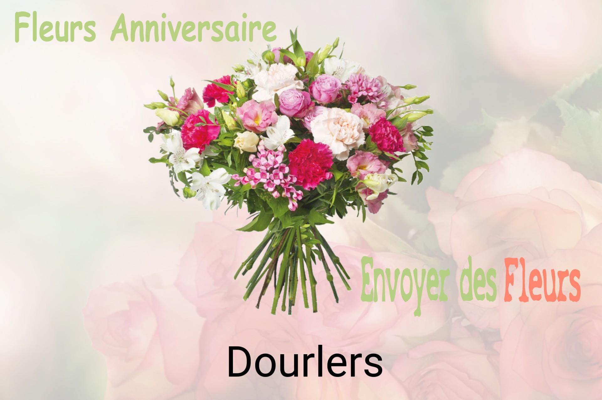 Bouquet de fleurs d’anniversaire livré à Dourlers